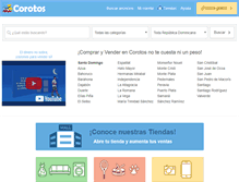 Tablet Screenshot of corotos.com.do